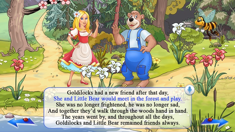 Goldilocks and the Three Bears - All In One Education Center & Interactive Storybook for Kids screenshot-4
