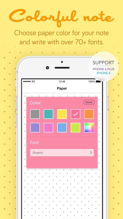 Pastel Sticky Notes - Cute Colors Sticky Notes and Memos Today’s Notification Widget for iOS 8