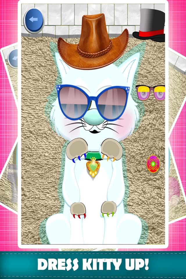 Pet Kitty Care Wash & Dressup screenshot 4