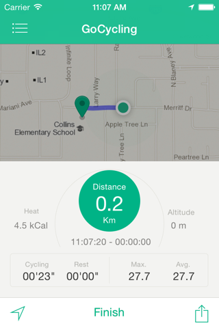 GoCycling - Share cycling time screenshot 2