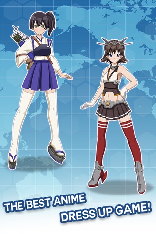 Dress-up " Kantai collection version " : The Kancolle Girls Anime Tokyo 7th Love Live Sisters project diva Game screenshot 2