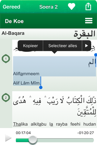 Quran Audio mp3: Dutch, Arabic screenshot 3