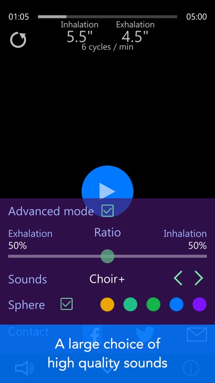 Kardia - Anti-Stress Breath Pacer screenshot-3