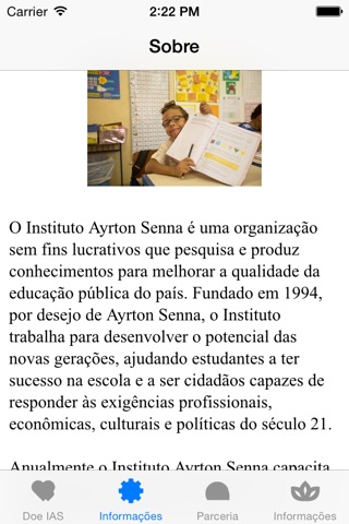 Instituto Ayrton Senna screenshot 3