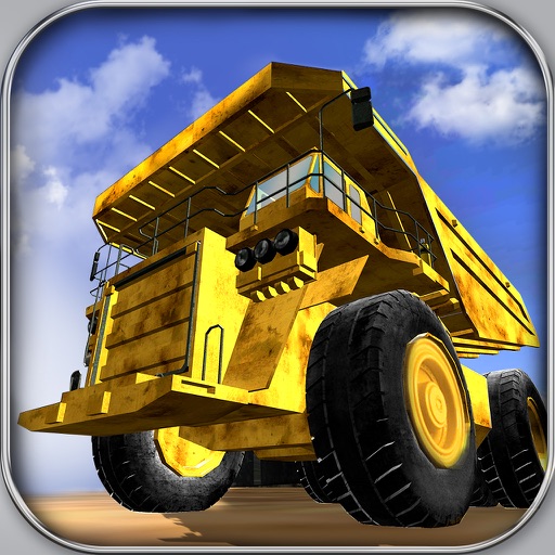 Extreme Hill Mining Trucker 3D Icon