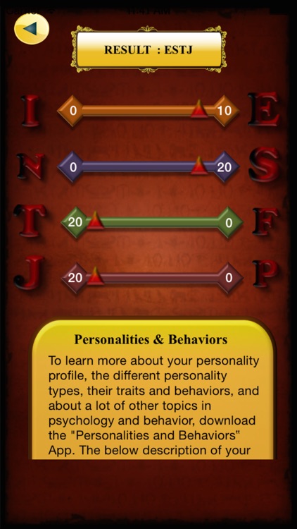 Profile Me - a quick Personality Test based on Research by Katharine Briggs and Isabel Myers