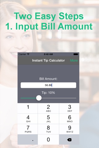 Instant Tip Calculator - Quickly Generate Gratuity screenshot 2