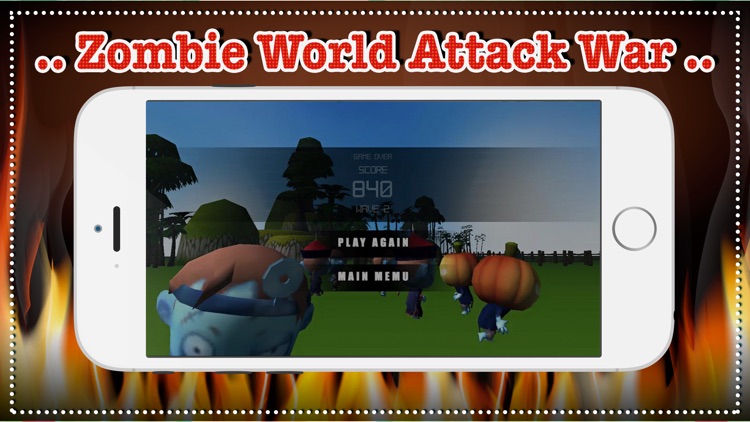 Zombie World Attack War - cool game adventure strategy screenshot-3