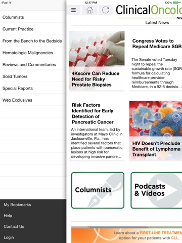 Clinical Oncology News screenshot 2