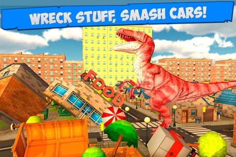 Cartoon Dino Crash 3D Full screenshot 3