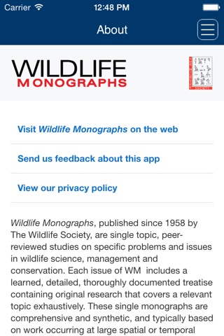 Wildlife Monographs Journal screenshot 4