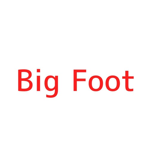 Style Big Foot icon