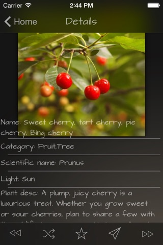 Plants Database screenshot 3