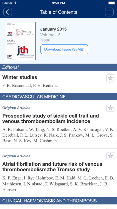 Journal of Thrombosis... screenshot1