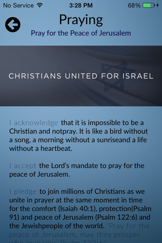 Christians United For Israel screenshot 4