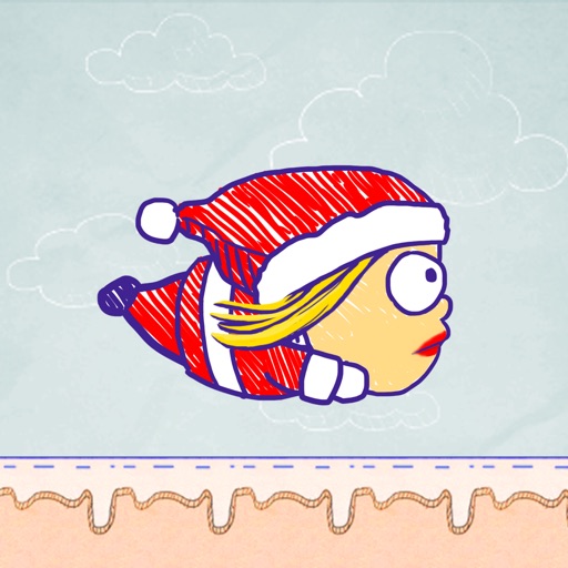 Flappy Doodle Santa Claus: Happy Christmas Icon