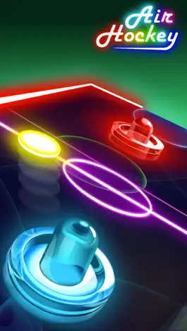 Game screenshot Glow Air Hockey mod apk