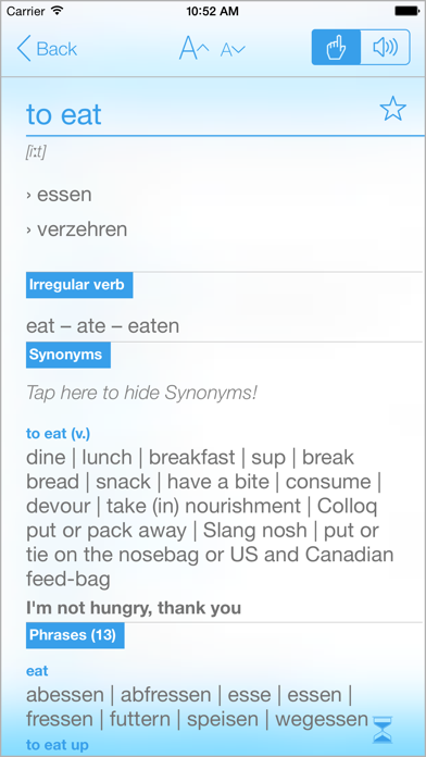 Free German English Dictionary and Translator (Das Deutsch-Englische Wörterbuch)のおすすめ画像2