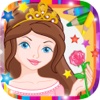 Paint magic princesses - coloring the princess kingdom