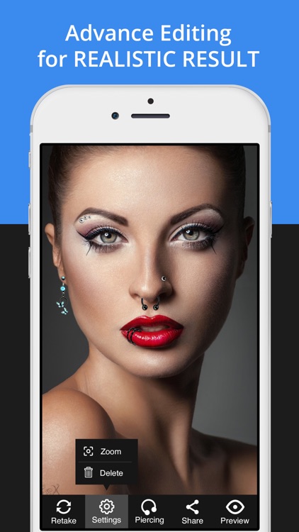 Body Piercing Booth PRO - Put Virtual Piercings on Body Parts & Face!