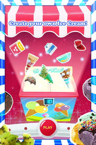 A Festive Ice Cream Maker FREE. Make cones with different Flavours screenshot 3
