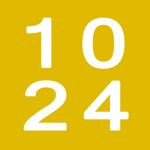 game 1024 number puzzle HD - swipe tiles to make plus iOS App