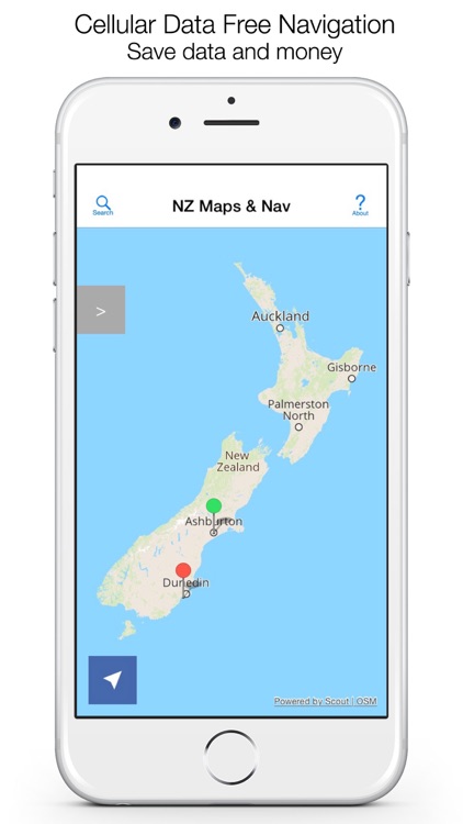 New Zealand Offline Maps and Offline Navigation screenshot-0