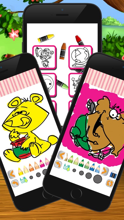 Animal Cartoon Coloring Book screenshot-4