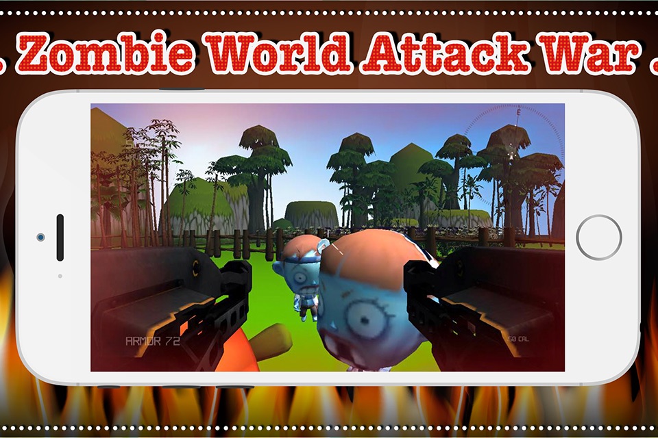 Zombie World Attack War - cool game adventure strategy screenshot 2