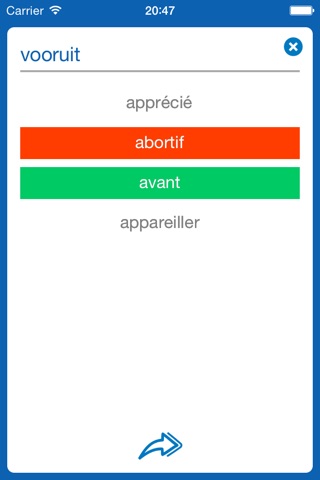 Dutch <> French Dictionary + Vocabulary trainer screenshot 4
