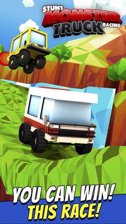 Stunt Monster Truck Racing - Offroad 4x4 Car Destruction Game Free screenshot-0