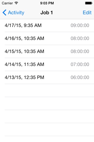 Mobile Time Tracker - Timesheet Manager screenshot 4