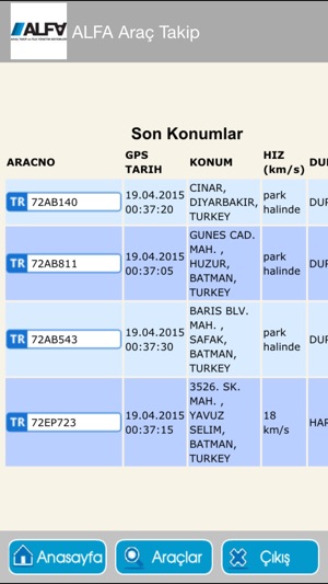 Alfa Araç Takip(圖4)-速報App