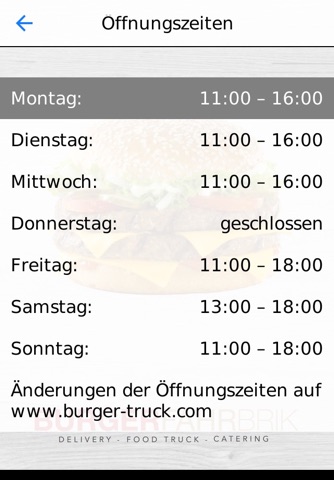 BURGERFAHRBRIK TRUCK screenshot 2