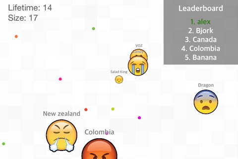 Emoji War: Eat 'Em All - Road to Survival in the Crazy Game with jump holes screenshot 2