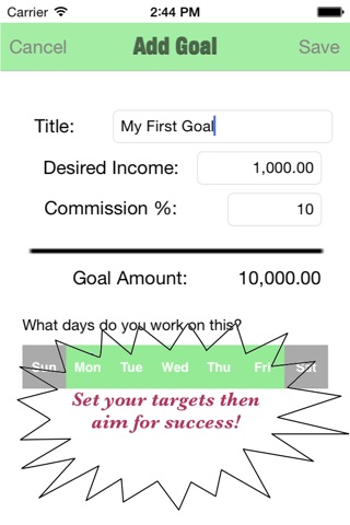 Original Universal Financial Goal App screenshot 3