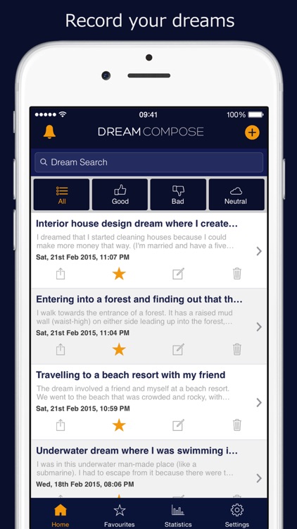 Dream Compose - Record your dreams screenshot-0