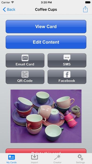 TryMMS Web Cardのスクリーンショット2 TryMMS Web Cardのスクリーンショット2
