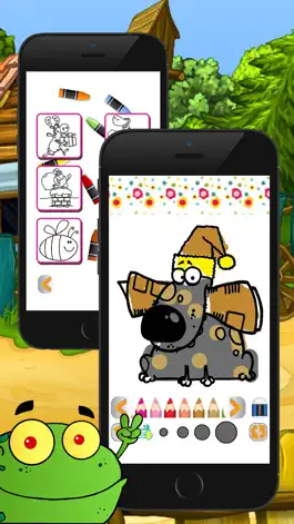 Game screenshot cartoon coloring page and book for kid apk