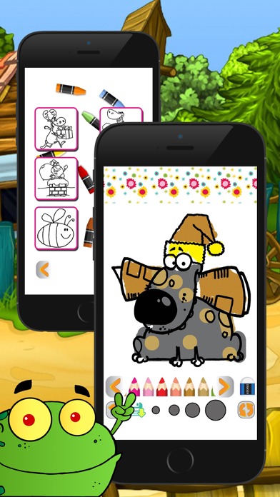 How to cancel & delete cartoon coloring page and book for kid from iphone & ipad 2