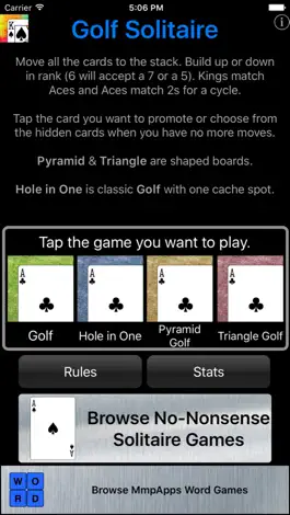 Game screenshot Golf Solitaire - Classic mod apk