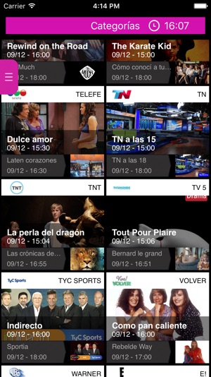 Guía Nextv for iPhone