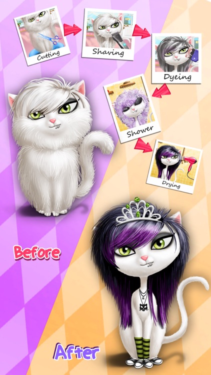 Animal Hair Salon, Dress Up and Pet Style Makeover - No Ads