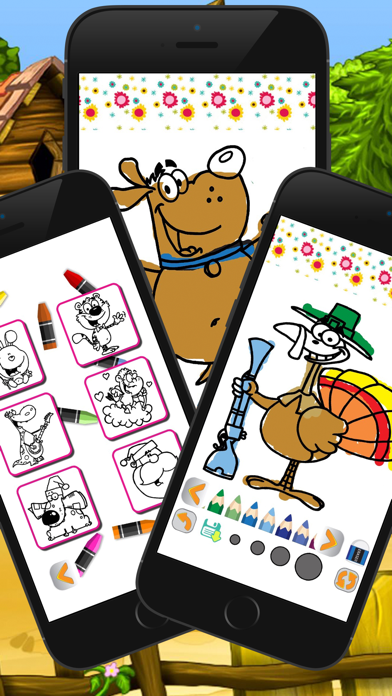 How to cancel & delete cartoon coloring page and book for kid from iphone & ipad 1