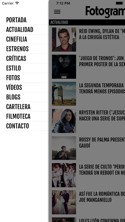 FOTOGRAMAS: Actualidad, cartelera, cines, estrenos