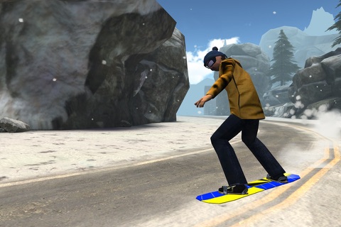 3D Snowboard Racing PRO - Full eXtreme Snowboarding Hero Version screenshot 4