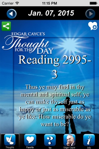 Edgar Cayce’s Thought for the Day screenshot 4