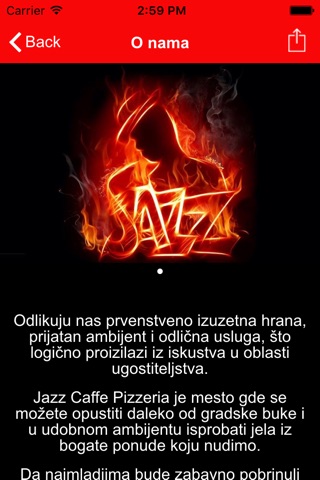 Jazz Caffe Pizzeria screenshot 2