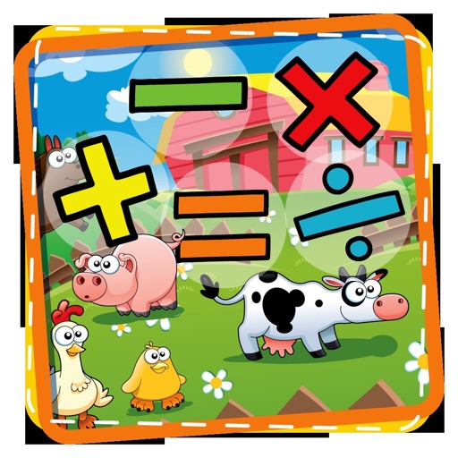 Math game for kids Back at the Barnyard