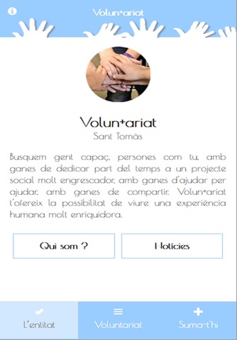 Voluntariat Sant Tomas screenshot 2